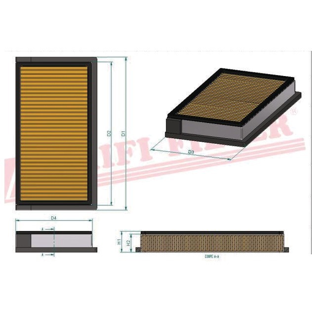 Filtre Habitacle SC 17683 Hifi Filter référence fournisseur HIFSC17683